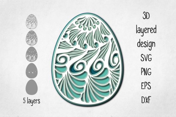 3D Layered Easter Ornament: Design & Application Guide