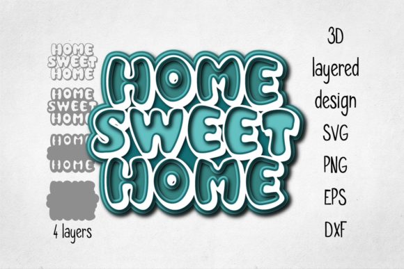 3D Layered Home Sweet Home: Creative Applications