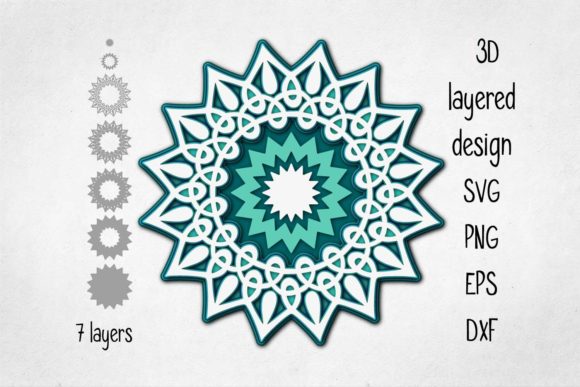 3D Layered Mandala Template: A Practical Guide for Crafters and Designers