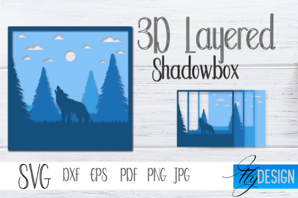 3d Layered SVG. Shadowbox Nature 3: A Practical Guide to Creating Dimensional Paper Art with Digital Precision