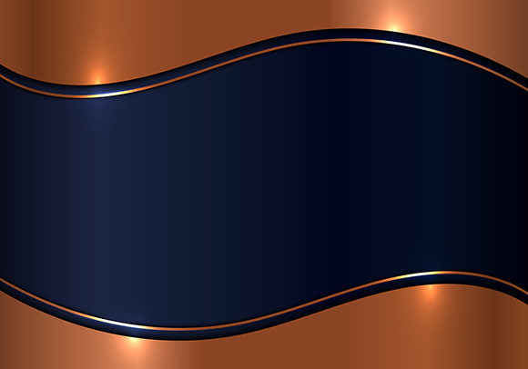 3D Wave Gold Metal Textures for Design