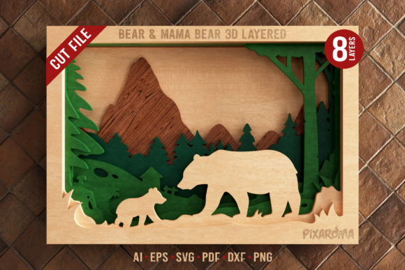 Bear 3D Layered SVG Cut File: A Practical Evaluation