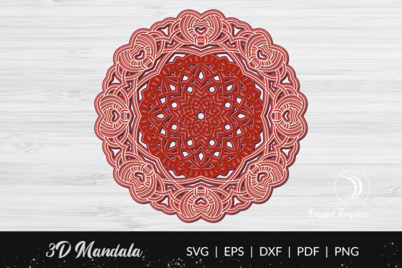 Getting the Most from a Multilayer 3D Mandala Design Cut File