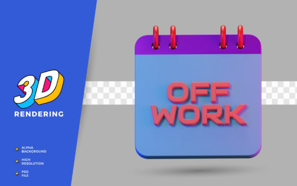 How a 3D Render Calendar of Off Work Holiday Transforms Your Planning Workflow