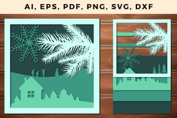 Multi Layer Christmas Design SVG: Layered Holiday Art That Works