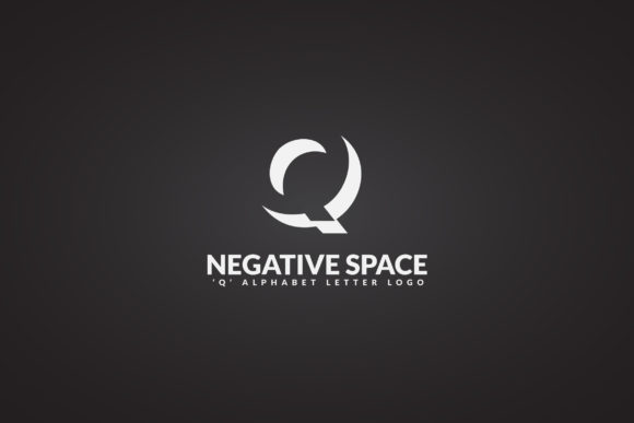 Q Negative Space Logo