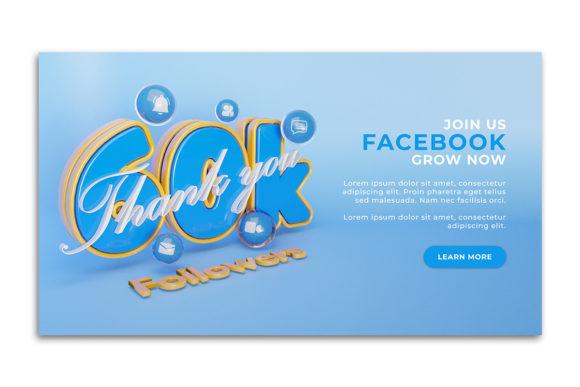 Thank You 60k Followers Web Banner: Celebrating a Milestone with Purpose