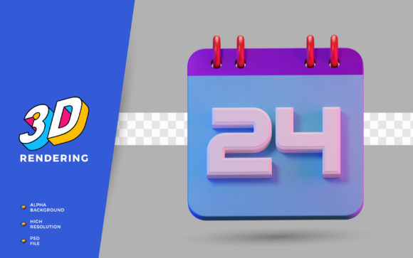 The 3D Render Symbol Calendar of Number 24: A Practical Guide