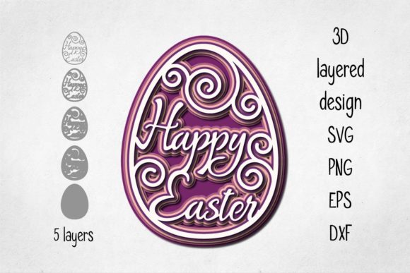 The Art and Appeal of 3D Layered Easter Decoration