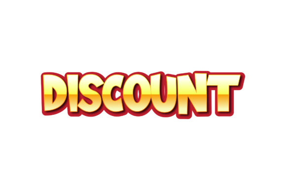 Understanding the Practical Value of a 3D Text Design Vector of Discount