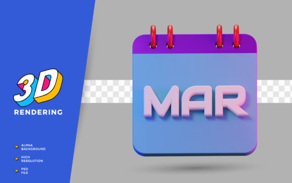 Why the 3D Render Symbol of Calendar March Month Has Become a Visual Staple in Modern Planning